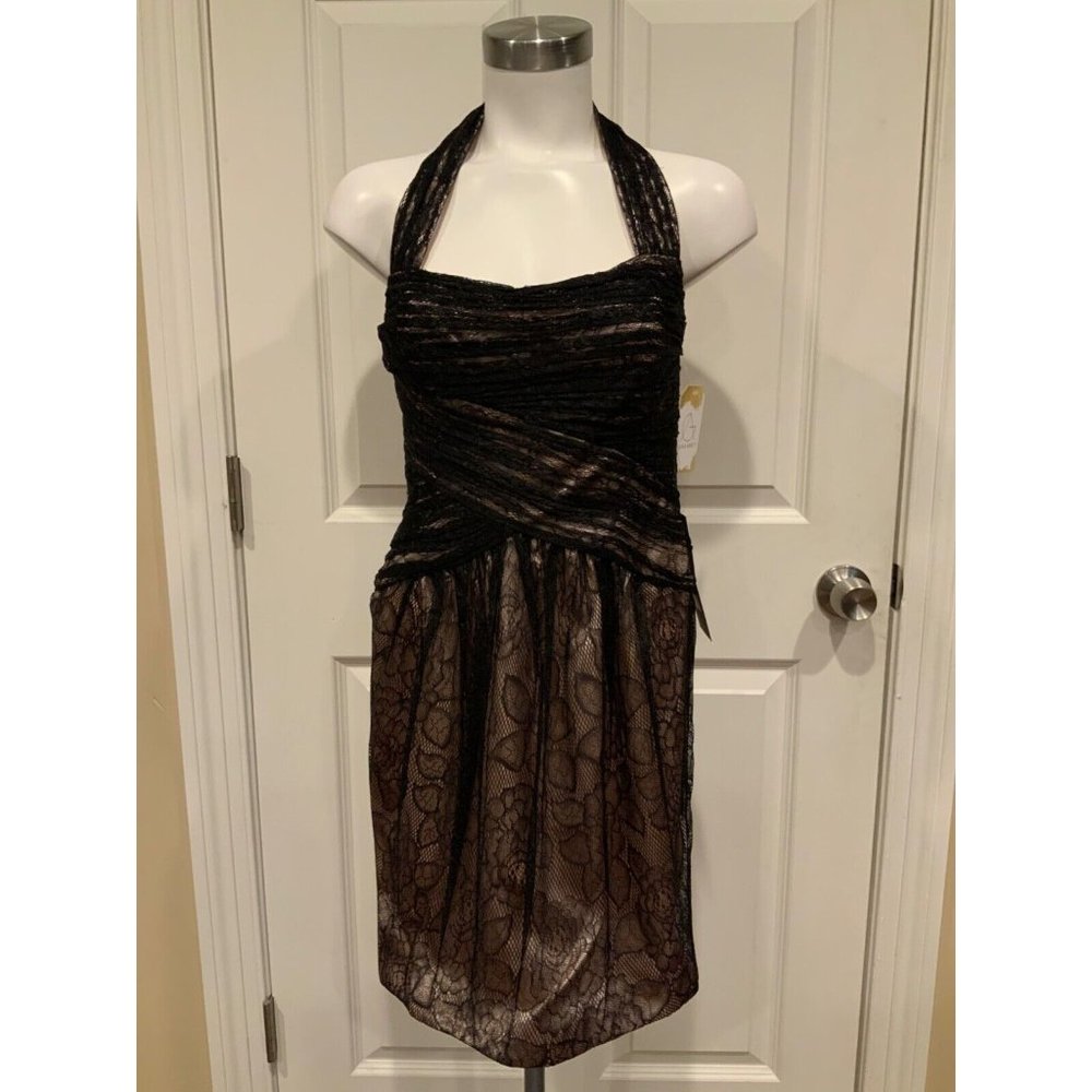 Jill Stuart Black Floral Lace Dress, Size 8 (US), NWT!